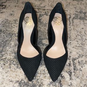 Vince Camuto Black Suede Heel